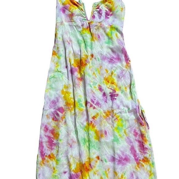 Sun Becomes Her Willow Midi Dress  Rainbow 4 coastal beach boho - Picture 6 of 11